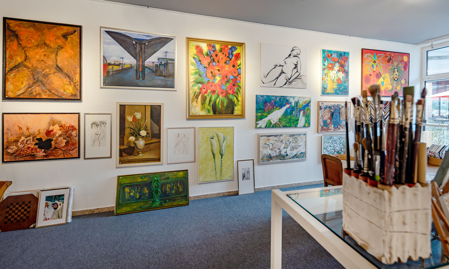 Blick in das Atelier-LFB